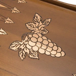 Carved "Grape Hedge" game set (chess, backgammon and checkers)