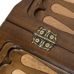 Carved "Acropolis" game set (chess, backgammon and checkers)