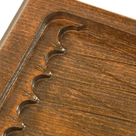 Carved "Grenadine" small game set (chess, backgammon and checkers)