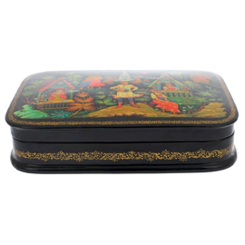 The Harmonica box by Ivanov, Palekh