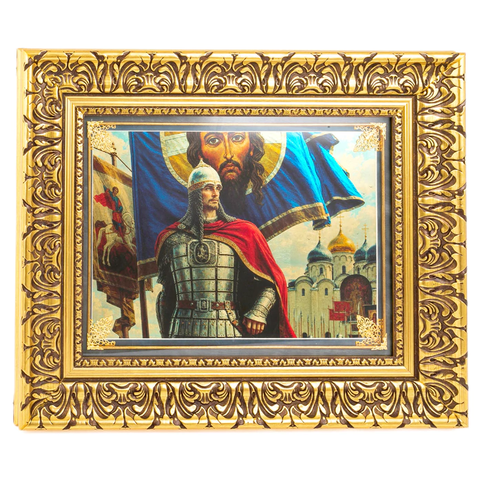 Panel on gold leaf "Alexander Nevsky"