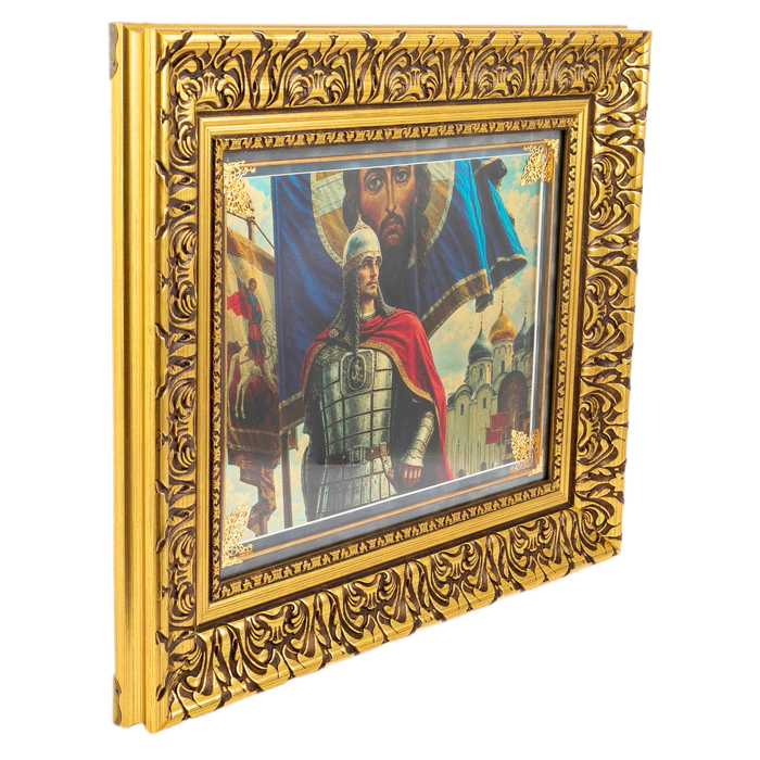 Panel on gold leaf "Alexander Nevsky"