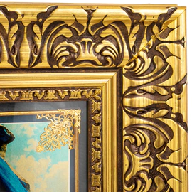 Panel on gold leaf "Alexander Nevsky"