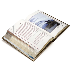 Книга в кожаном переплете "Путин сказал. Речи, цитаты, афоризмы" в коробе
