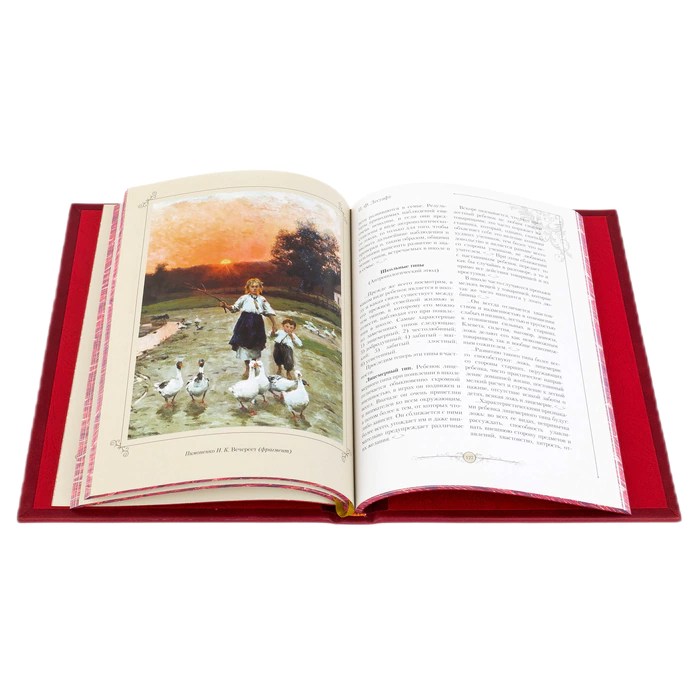 Подарочная книга в кожаном переплете "Мудрость великих педагогов"