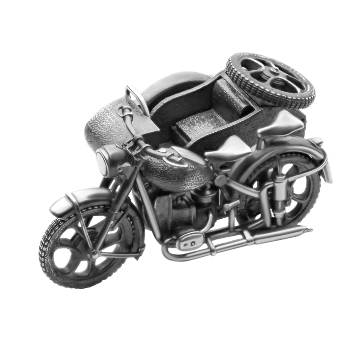 URAL M-72 motorcycle made of silver