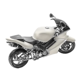 Motorcycle "Honda CBR" made of silver