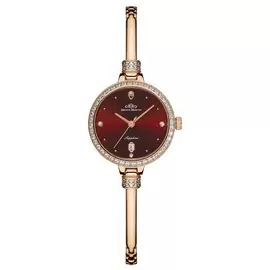 Наручные кварцевые часы Mikhail Moskvin Elegance бордово-золотистые