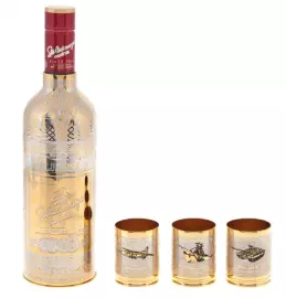 Набор для водки "Боекомплект" Златоуст на 3 персоны