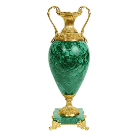 Small malachite vase "Amphora"