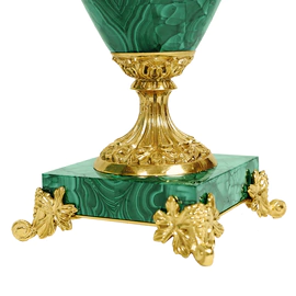 Small malachite vase "Amphora"