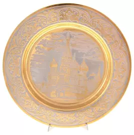 Блюдце "Храм Христа Спасителя" Златоуст