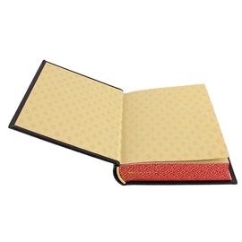 The leather-bound book "The Holy Gospel"