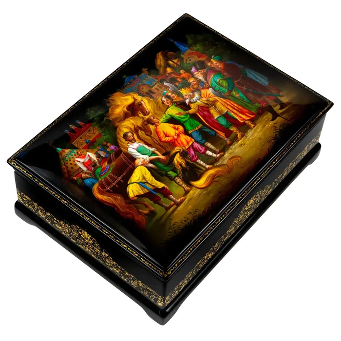 Ларец "Конек Горбунок" Бобровник, Федоскино