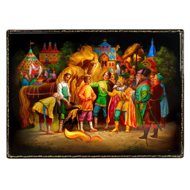 Ларец "Конек Горбунок" Бобровник, Федоскино