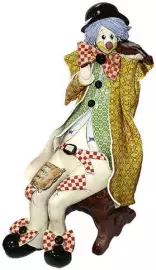 Статуэтка "Клоун - скрипач"