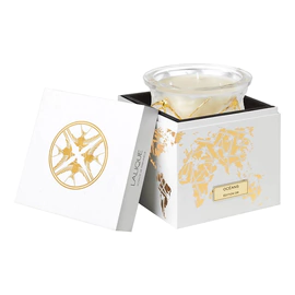 Хрустальный подсвечник со свечей "Gold Edition" золотистый