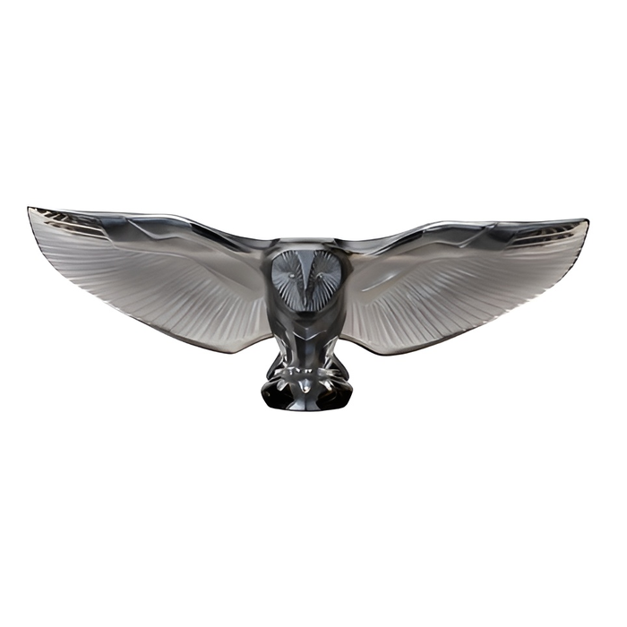 Хрустальная скульптура "Barn Owl" бронзовая