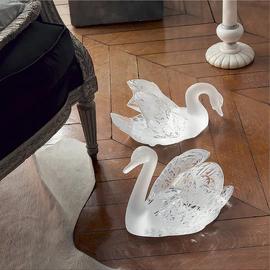 Хрустальная скульптура "Swan"