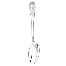 Silver tea cup "Swan" with a spoon