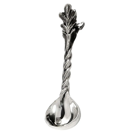 Silver-plated salt shaker "Kaban" with blackening in a case