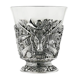 Silver-plated tea set "Kaban" in a case