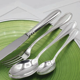 Silver-plated "Drop forged" cutlery set (24 items)