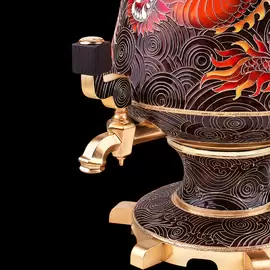Набор для крепких напитков "Dragon" из серебра, на 6 персон
