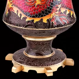 Набор для крепких напитков "Dragon" из серебра, на 6 персон