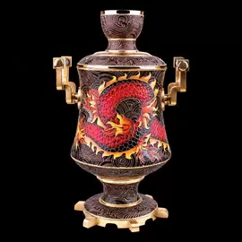 Набор для крепких напитков "Dragon" из серебра, на 6 персон