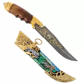 Eagle and Wolf hunting set with an axe, Zlatoust