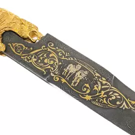 Eagle and Wolf hunting set with an axe, Zlatoust
