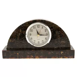 Table clock made of amber "Mosaic"