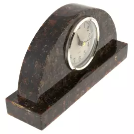 Table clock made of amber "Mosaic"