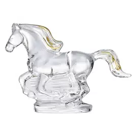 Хрустальная скульптура "Zodiaque Cheval" с позолотой