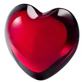 Хрустальная cтатуэтка "Coeur Cupid's Heart" красная