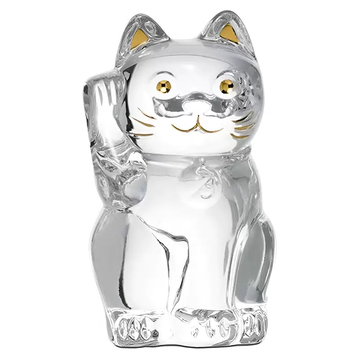 Хрустальная скульптура "Lucky Cat"