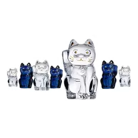 Хрустальная скульптура "Lucky Cat"