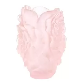 Хрустальная ваза "Camelia" 15.5 см, розовая