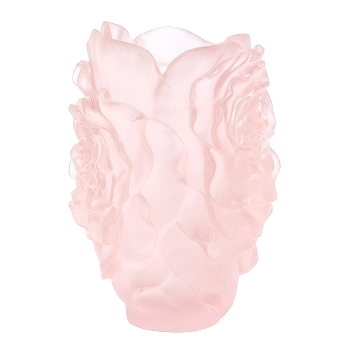 Хрустальная ваза "Camelia" 15.5 см, розовая