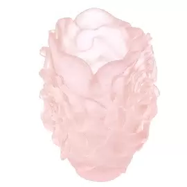 Хрустальная ваза "Camelia" 15.5 см, розовая