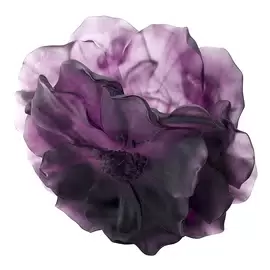 Хрустальная ваза "Camelia" 28 см, фиолетовая