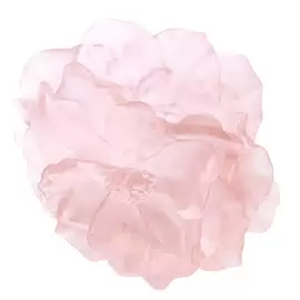 Хрустальная ваза "Camelia" 28 см, розовая