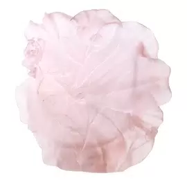 Хрустальная ваза "Camelia" 28 см, розовая