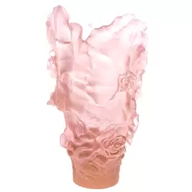 Хрустальная ваза "Camelia Magnum" 52 см, розовая