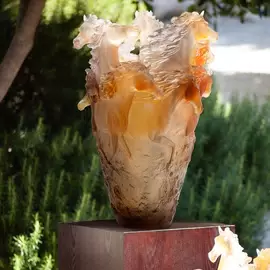 Хрустальная ваза "Cavalcade Magnum" 50 см, коричневая