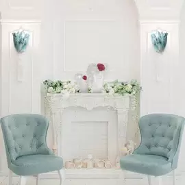 Хрустальная ваза "Rose Passion" 17 см, белая
