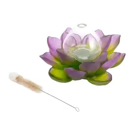 Хрустальная ваза "Jardin de Lotus" 11 см, фиолетовая