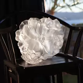 Хрустальная ваза для фруктов "Camelia"