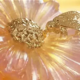Хрустальная декоративная композиция "Or d'abeille" розовая